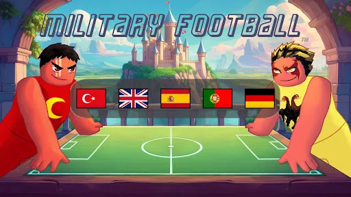 Descarga Military Football APK – Fútbol Arcade Sin Reglas - Screenshot 1