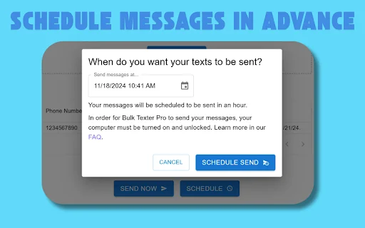 Bulk Texter Pro: Envía mensajes masivos personalizados y ahorra tiempo - Screenshot 3
