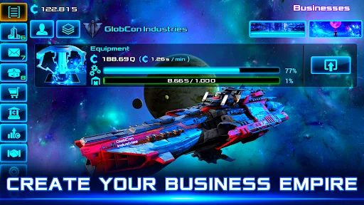Idle Space Business Tycoon: Crea tu Imperio Espacial Gratis - Screenshot 4