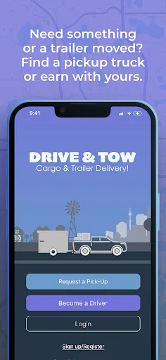 Descarga Drive & Tow: La mejor app para mudanzas y carga en México - Screenshot 1