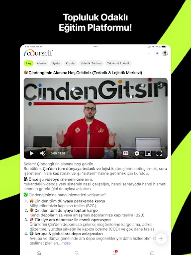 Descarga Courself E-ticaret Kulübü – App de Formación y Comunidad - Screenshot 8