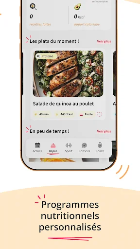 Descarga Kunto: Nutrition Sport Adapté – Tu Entrenador Fitness Ideal - Screenshot 11