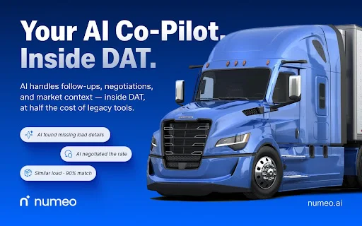 Numeo Spot: Optimiza tu Dispatch en DAT con IA – Descarga Hoy - Screenshot 1