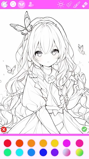 Coloring Book: Draw Princess – Descarga Juegos de Colorear Gratis - Screenshot 5