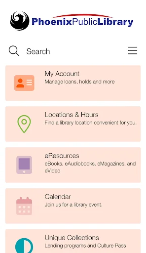 Descarga Phoenix Public Library App – Acceso a Libros y Recursos - Screenshot 1