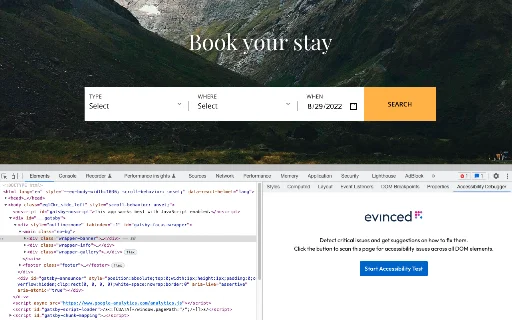 Evinced Dev Debugger: Optimiza la Accesibilidad Web Fácilmente - Screenshot 2