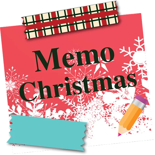 Sticky Memo Notepad Christmas: Notas Adhesivas Navideñas