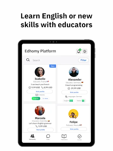 Edhomy Platform: Aprende Idiomas con Profesores Nativos – Descarga - Screenshot 5