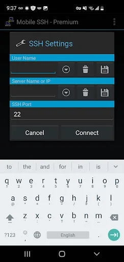 Mobile SSH Premium: Acceso Remoto Seguro y Profesional en Android - Screenshot 15