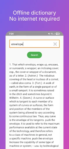 Offline Dictionary – English: Diccionario sin conexión rápido - Screenshot 3