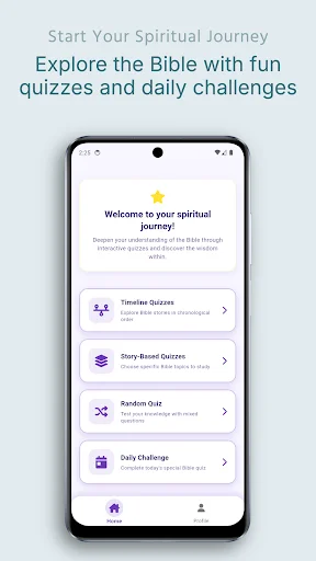 Descarga Bible Genius – Trivia | Quiz: Aprende la Biblia Gratis - Screenshot 1