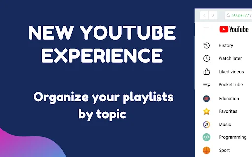 PocketTube: Gestiona tus listas de reproducción de YouTube fácilmente - Screenshot 1