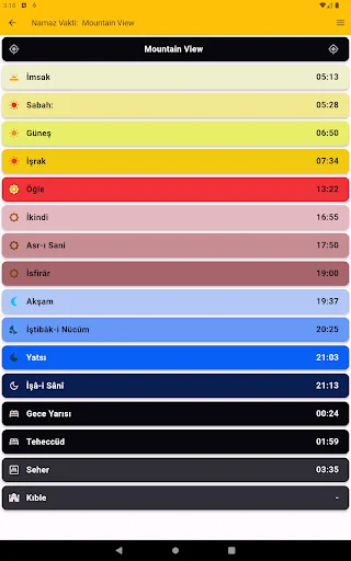 Descargar Türkiye Takvimi: Horarios de Oración y Qibla Gratis - Screenshot 15
