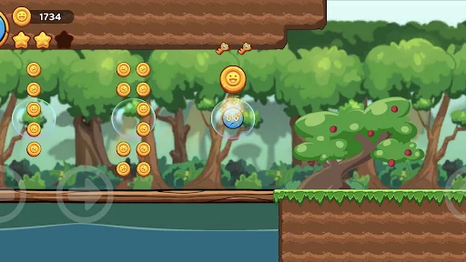 Ball Hero: Red Bounce & Roll – Descarga el juego de plataformas - Screenshot 3
