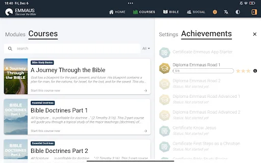 Descarga EMMAUS: Biblia y Cursos – Aprende la Biblia hoy mismo - Screenshot 10