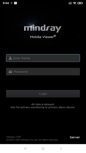 Descargar Mindray Mobile Viewer: Monitoreo Médico en Tiempo Real - Screenshot 1