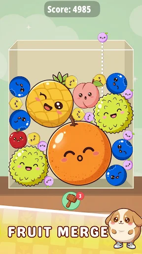 Descarga Fruit Drop Satisfy-Juicy Merge – Juego de Puzzle Gratis - Screenshot 2