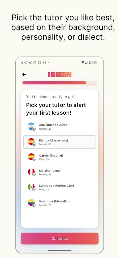 ISSEN: Domina Idiomas con IA – Tutor de Voz Inteligente - Screenshot 5