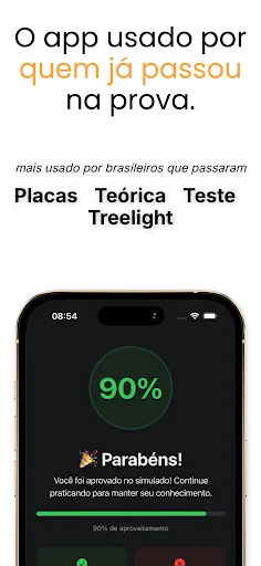 Simulado Detran 2026: Prepárate para tu examen de conducir - Screenshot 1