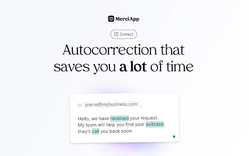 MerciApp: Asistente de Escritura IA | Mejora tus textos al instante - Screenshot 3