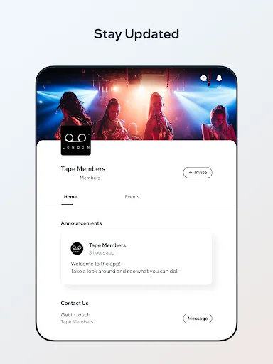 Descarga Tape Members: Mantente al tanto de los eventos en Tape London - Screenshot 7