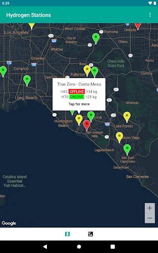 Hydrogen Stations USA: Localizador de Hidrógeno para tu Vehículo - Screenshot 12