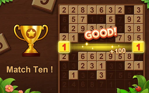 Descarga Number Match 10: Garden Puzzle – El Mejor Juego de Lógica - Screenshot 23
