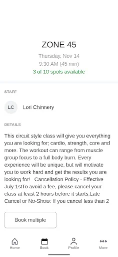 Descarga Big Sky Fitness: Planifica tus clases fácilmente hoy - Screenshot 3