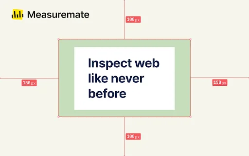 Measuremate: Regla de Píxeles y Inspector CSS para Web - Screenshot 1