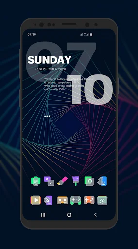 Descarga Bluric APK: Iconos Estilo Frozen Glass – Personalización - Screenshot 8