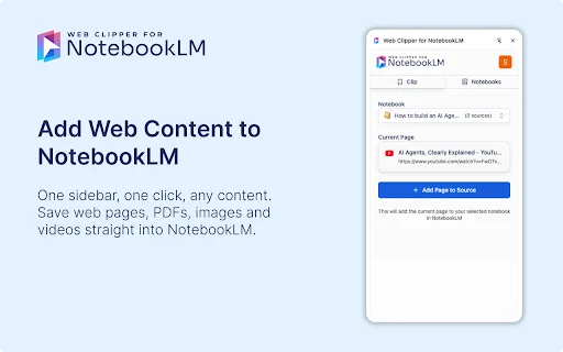 Web Clipper para NotebookLM: Captura y Exporta Contenido Fácilmente - Screenshot 2