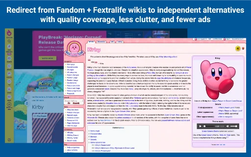 Indie Wiki Buddy: Descubre Wikis Independientes y Sin Anuncios - Screenshot 1