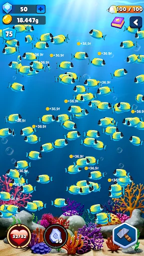 Merge Fish Evolution: Descarga Gratis el Juego de Peces Relajante - Screenshot 7