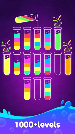 Water Sort Puzzle: Descarga el mejor juego de lógica gratis - Screenshot 1