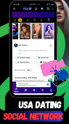 Descargar USA Dating APK – Conecta con Personas de EE. UU. y Francia - Screenshot 2