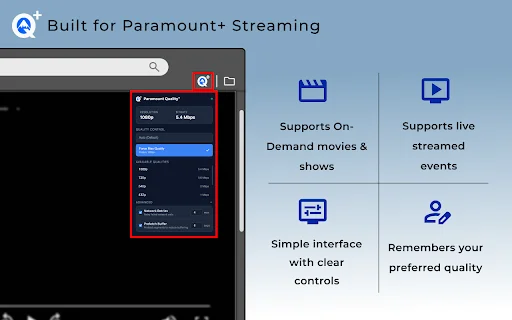 Paramount Quality+ | Controla la Calidad de Video en Paramount+ - Screenshot 2
