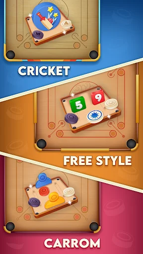 Descargar Carrom Cricket: El Mejor Juego de Mesa y Discos Online - Screenshot 2