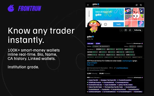 Frontrun: La herramienta definitiva para trading crypto en Solana - Screenshot 2