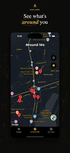 Descargar Accraaa – Mapa de Vida Nocturna y Restaurantes en Ghana - Screenshot 2