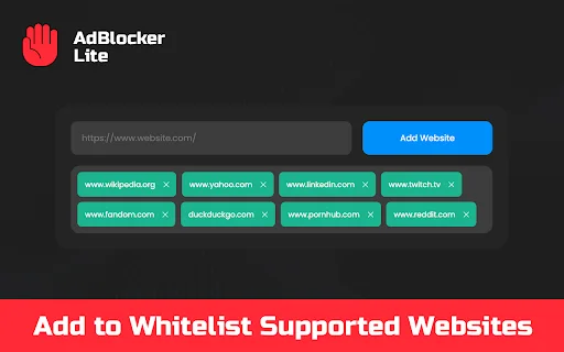 AdBlock Lite: Bloqueador de anuncios gratis para Chrome – Rápido - Screenshot 4