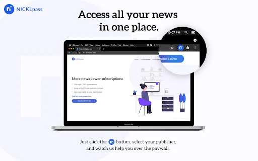 NICKLpass: Acceso ilimitado a noticias sin muros de pago - Screenshot 1