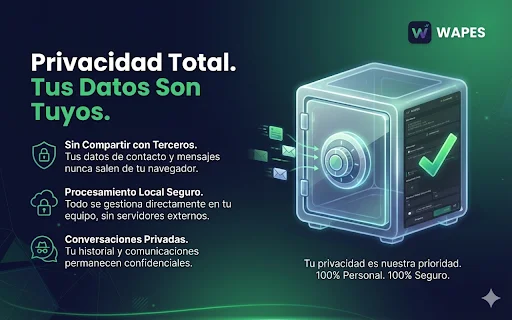 Wapes: CRM y Marketing para WhatsApp Web – Automatiza tus Mensajes - Screenshot 2