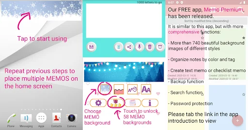Sticky Memo Notepad Christmas: Notas Adhesivas Navideñas - Screenshot 8