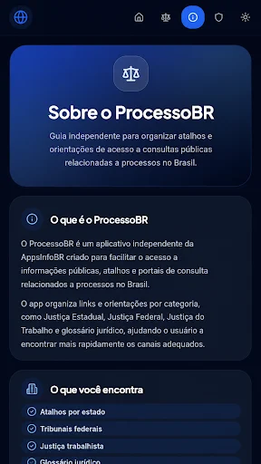 Descargar ProcessoBR: Guía de Procesos – Accesos Directos Gratis - Screenshot 3