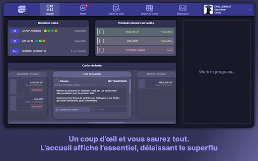Ecole Directe Plus Unblock: Mejora tu Experiencia Escolar - Screenshot 3