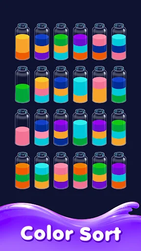 Descargar Water Sort: Color Sorting 3D – Puzzle Relajante APK - Screenshot 2