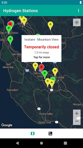 Hydrogen Stations USA: Localizador de Hidrógeno para tu Vehículo - Screenshot 5