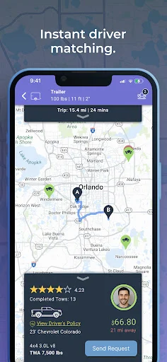 Descarga Drive & Tow: La mejor app para mudanzas y carga en México - Screenshot 4
