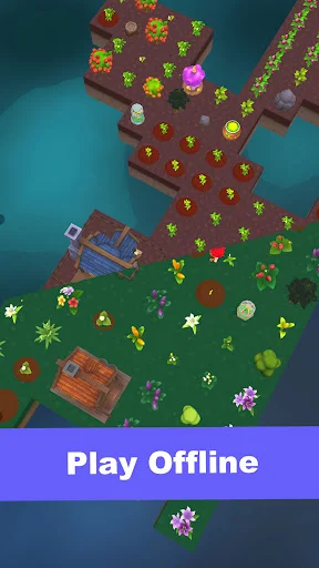 Bloom & Cinder: Merge Garden – Juego de Puzles Relajante - Screenshot 4