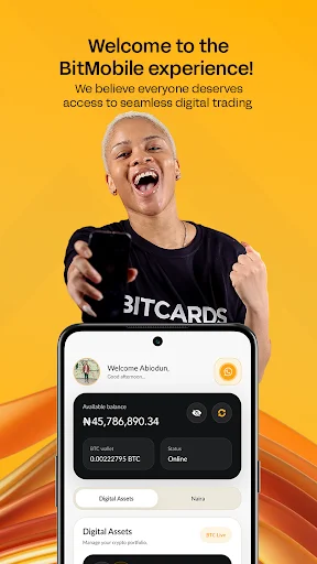 Descargar BitMobile: Trading de Bitcoin y Tarjetas Regalo – Rápido y Seguro - Screenshot 1